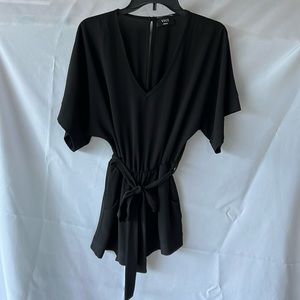 Black V-neck VICI romper